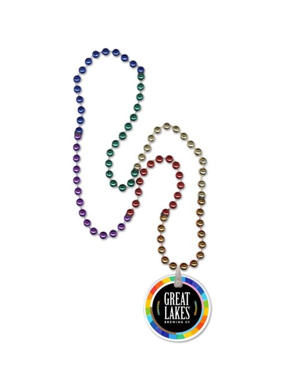 rainbow color disk and beads