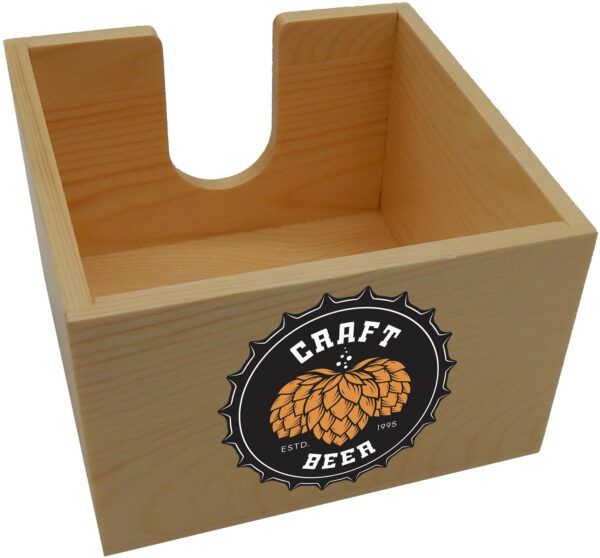 custom blonde napkin holder