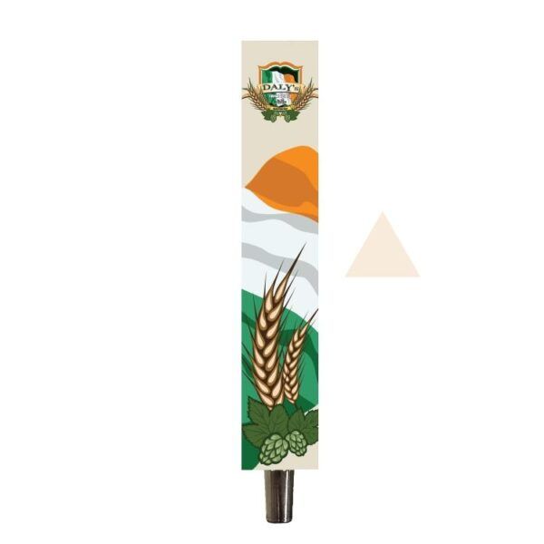 Triangle tap handle with daly logo