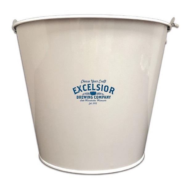custom white wrap ice bucket