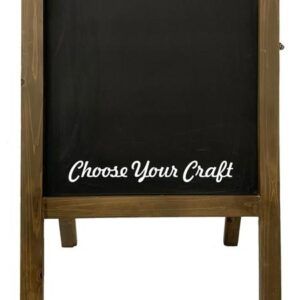 custom a-frame chalkboard sign
