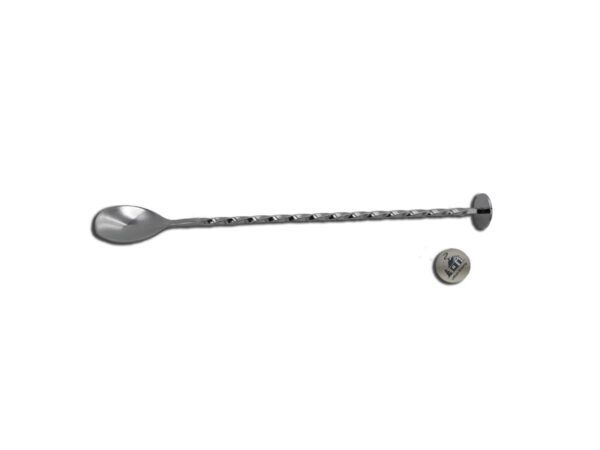 bar spoon with muddler