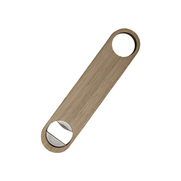 blank bamboo speed bottle opener