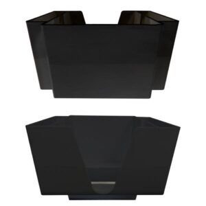 black cocktail napkin holder