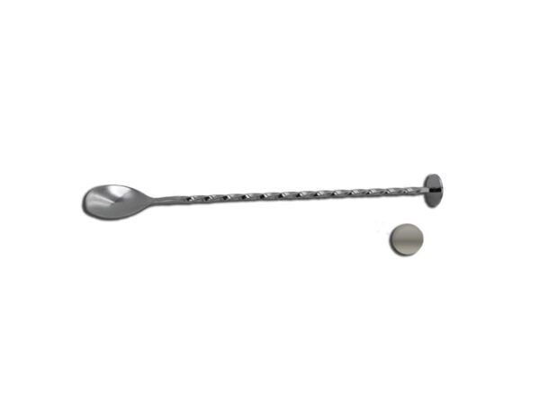 Stir stick and bar spoon