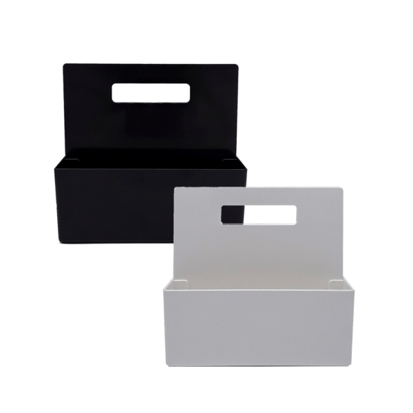 black and white tabble caddies