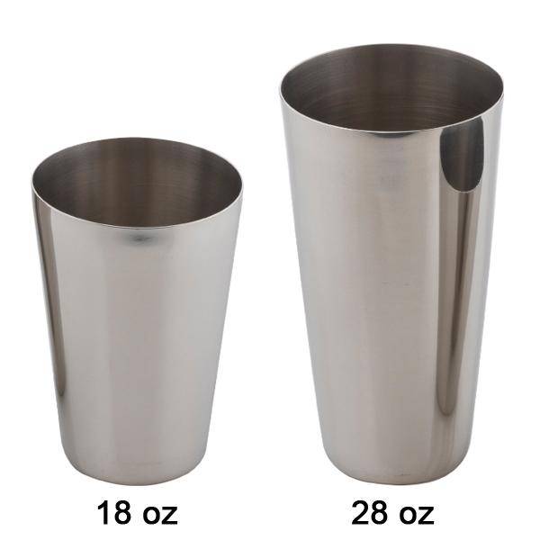 18 and 28 ounce shaker cups