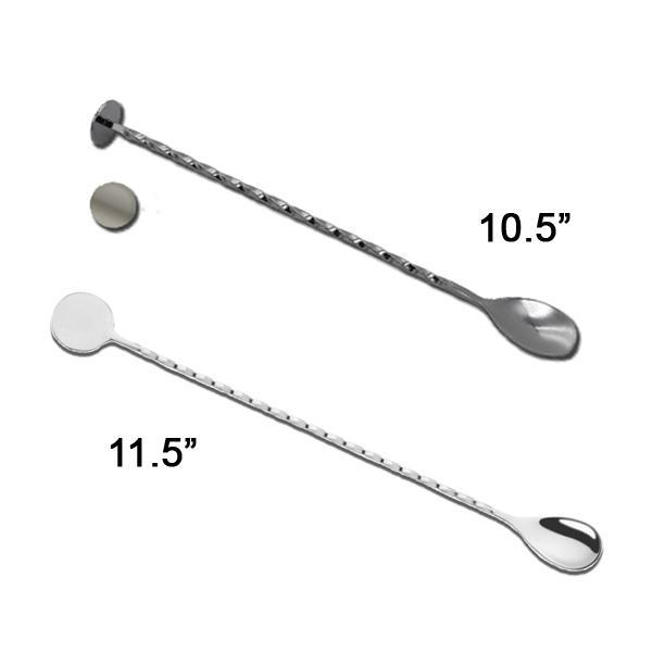 11.5 inch and 10.5 inch bar spoons